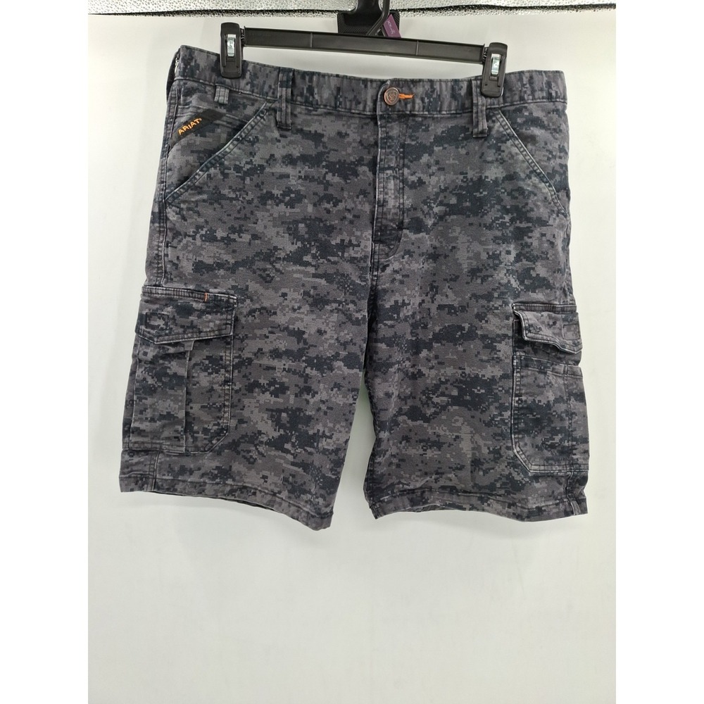 Ariat M4 Rebar‎ Relaxed Fit Cargo Digital Camo Shirts Size 32